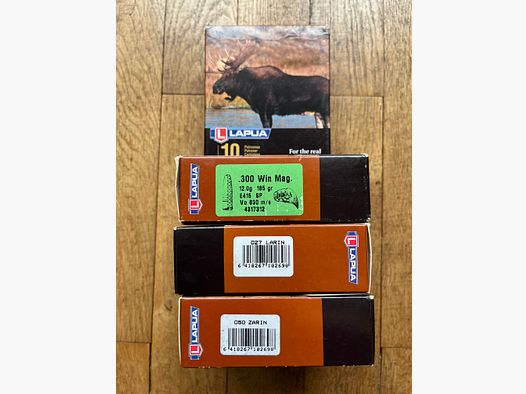 .300 WinMag Lapua Mega 12 g, 139 cartridges