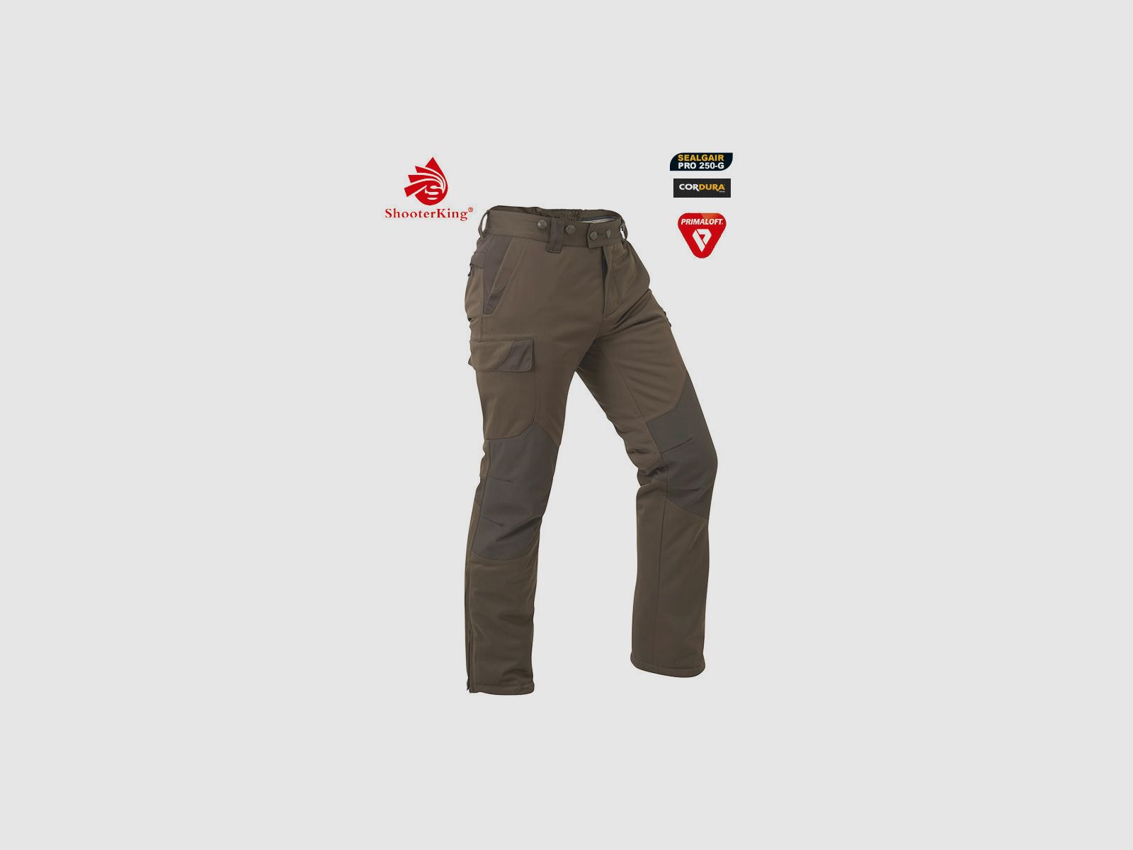 SHOOTERKING Huntflex Primaloft Winter Hose braun/oliv