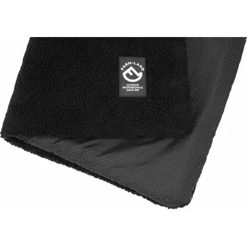Farm-Land Coperta per Cani Fleece 50x70cm nera, immagine 2 di 2