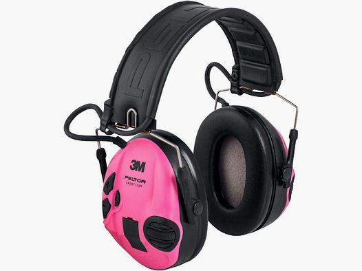 3M Peltor SportTac active hearing protection Pink