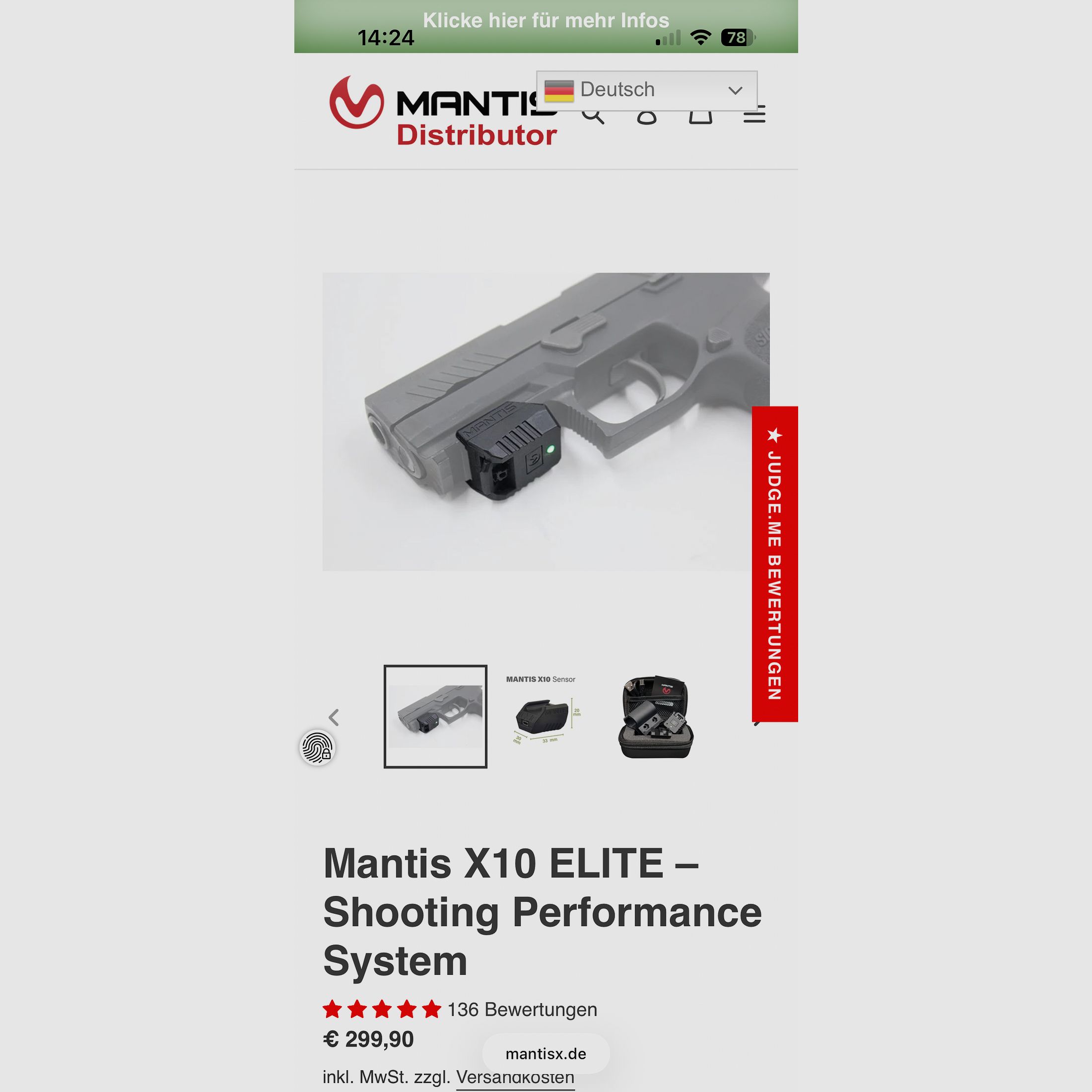 Mantis X10 Elite