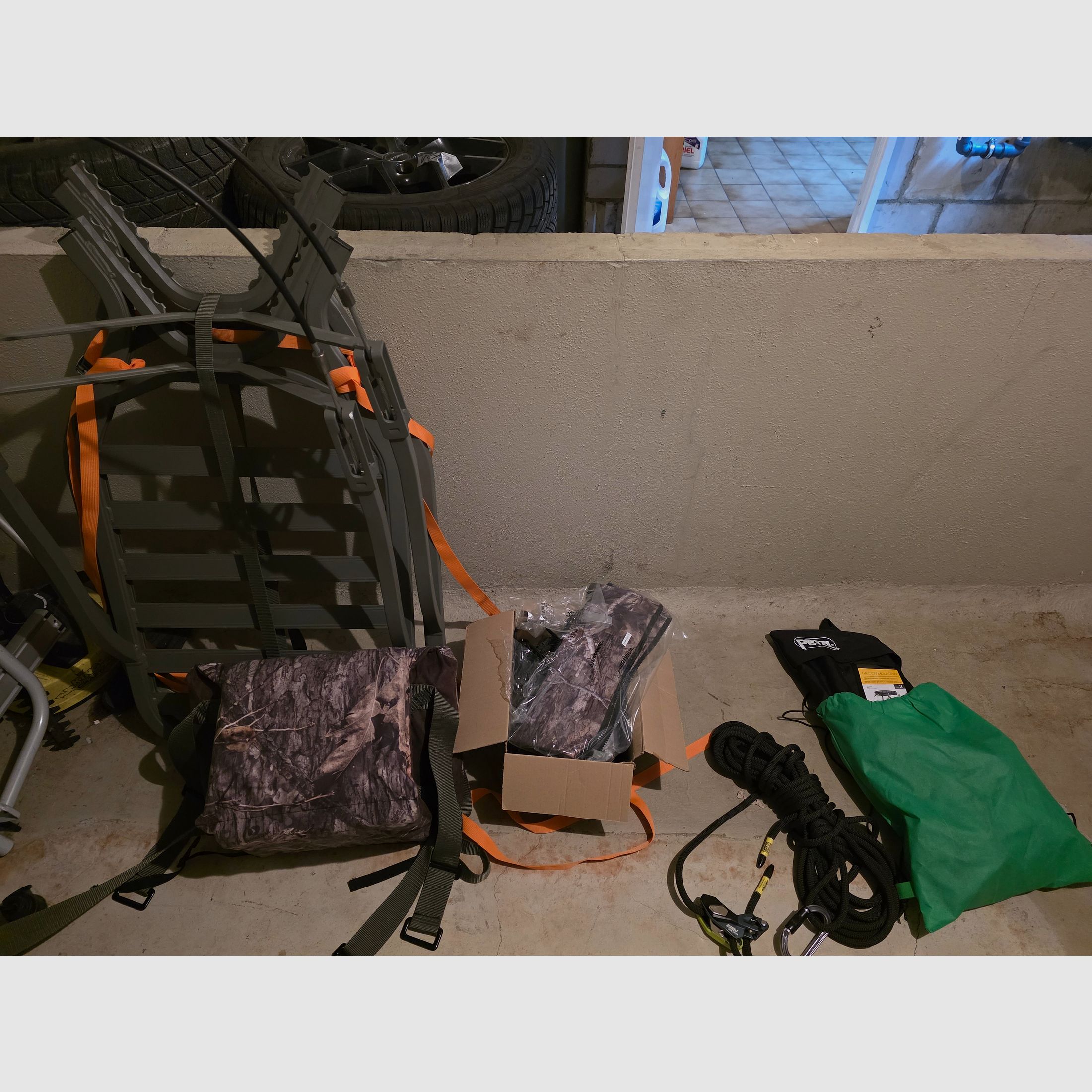 Klettersitz Summit Titan SD und Zubehöhr NEU