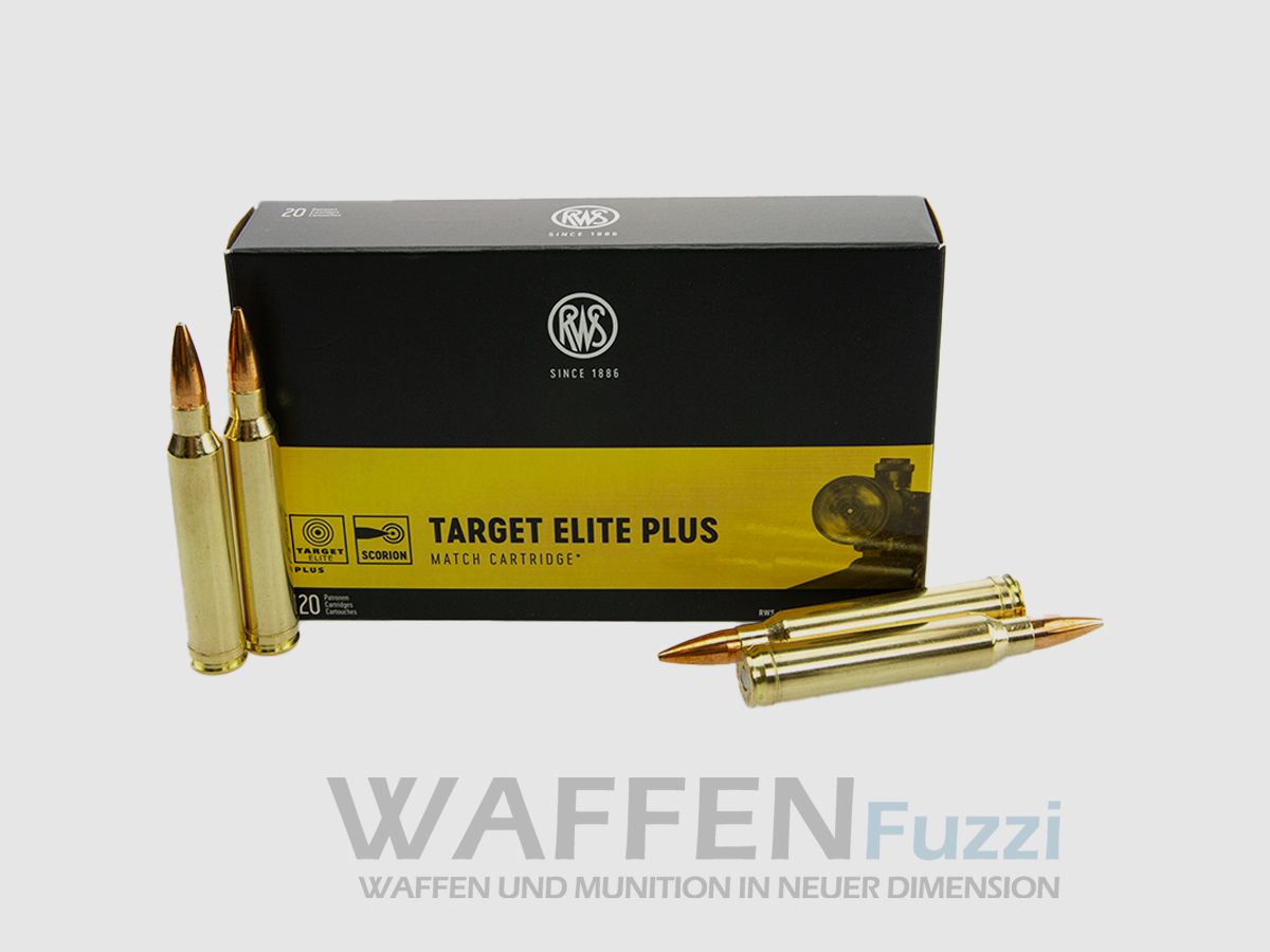 Cible Elite Plus Match Calibre .338 Lapua Mag. 250gr. 20 coups