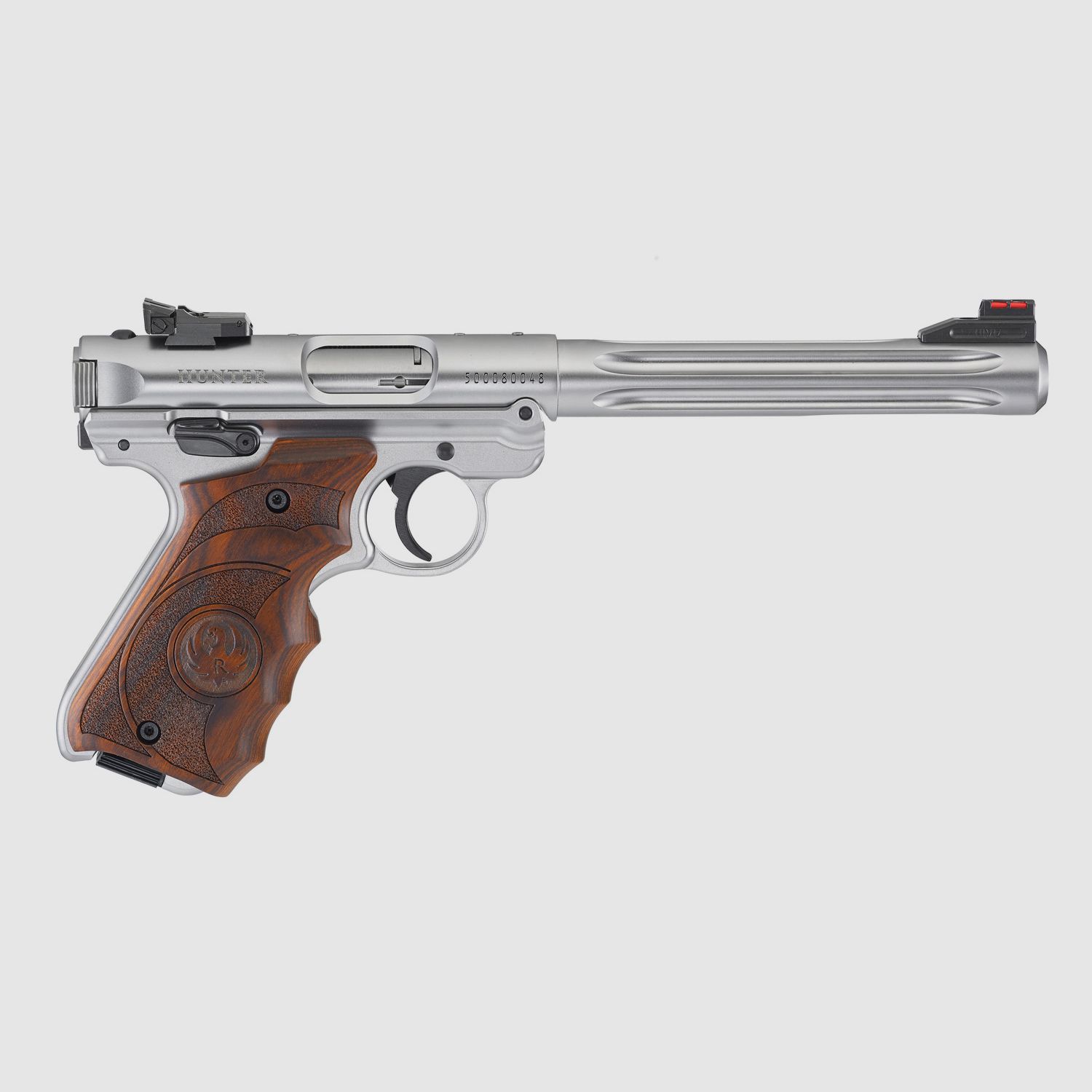 RUGER PISTOLE MARK IV HUNTER .22 LR 6,9"/17,48CM SATINIERTER EDELSTAHL