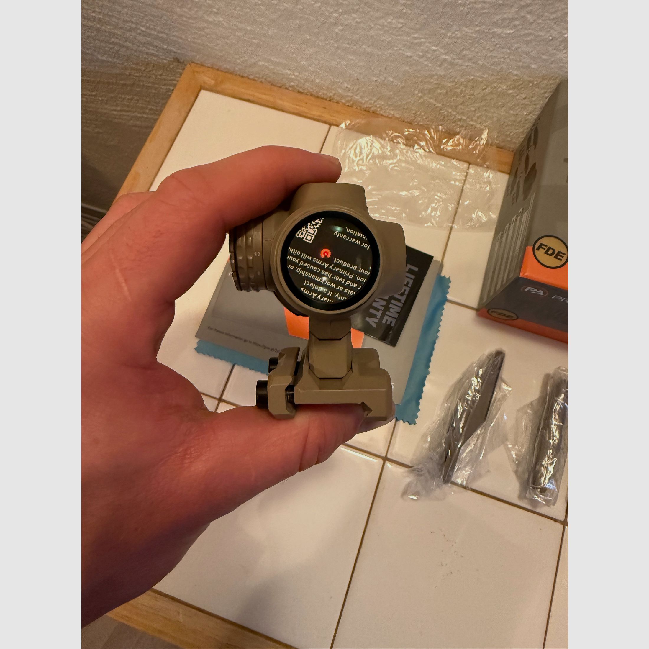 Primary Arms Slx 1x Micro Prism FDE Acss Cyclops red - Excellent condition