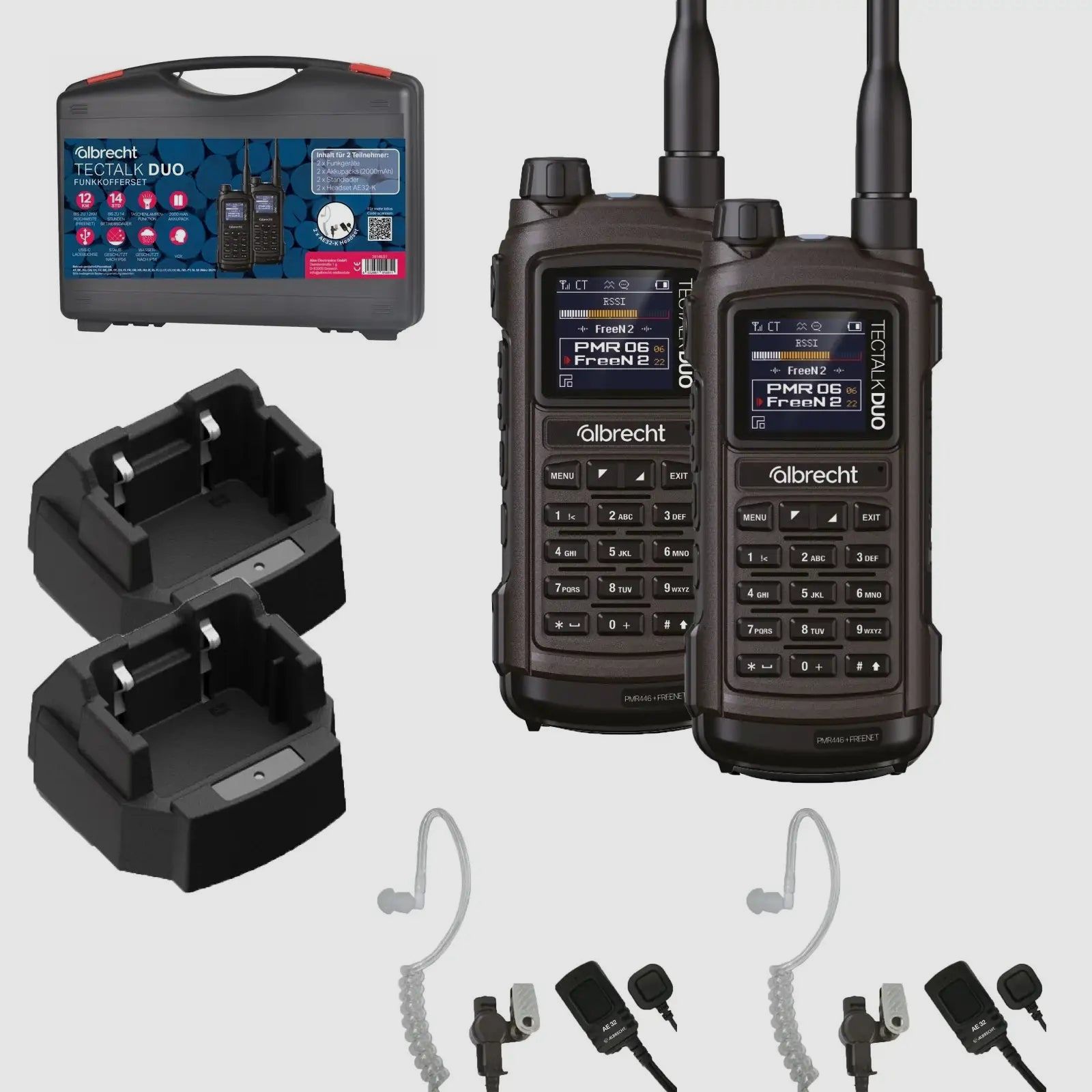 Midland Midland Radio Tectalk Duo set da valigetta da 2 pezzi