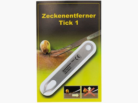 Removedor de garrapatas Tick 1 de acero inoxidable