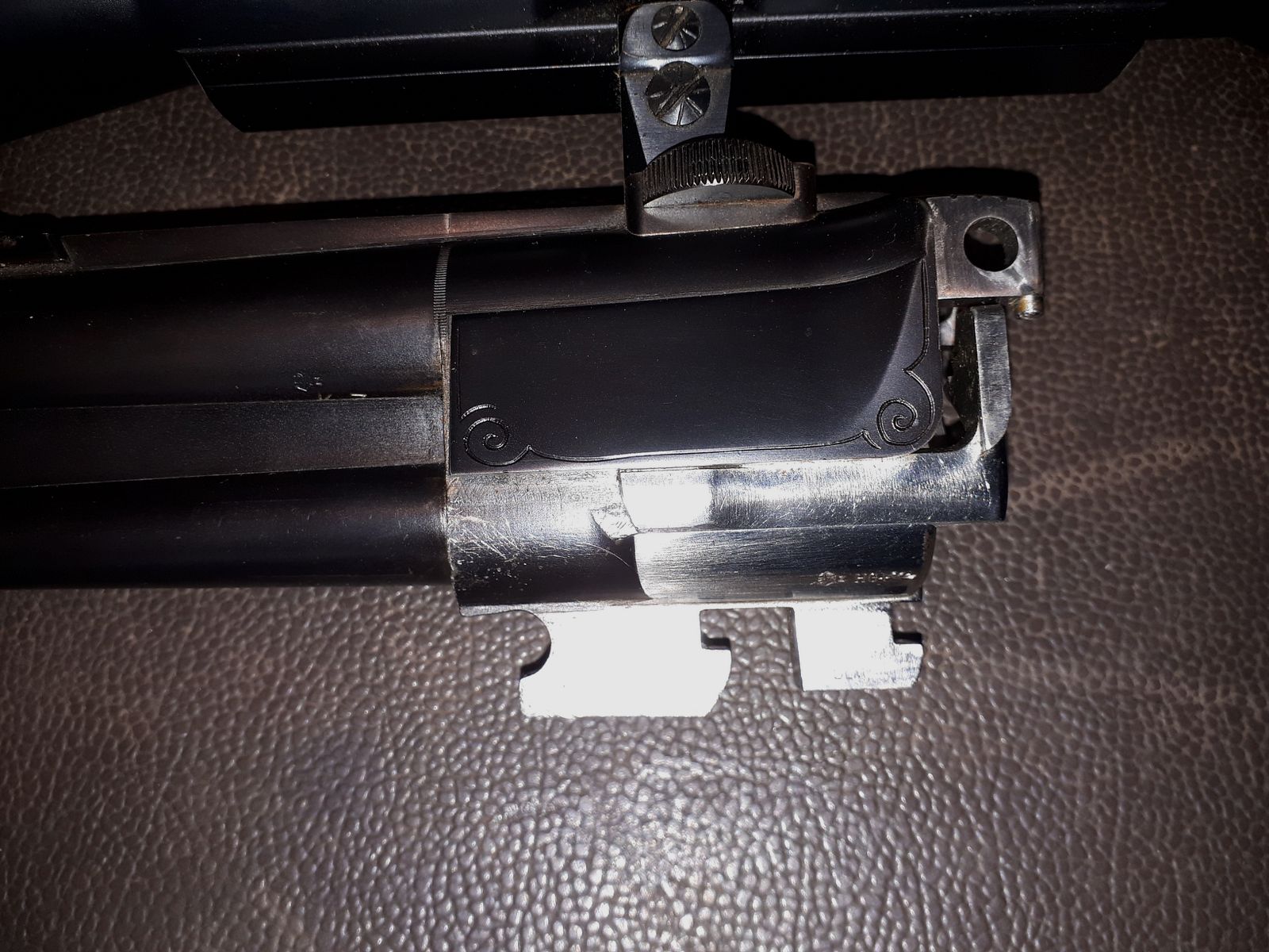 Bock rifle Krieghoff Teck with scope.