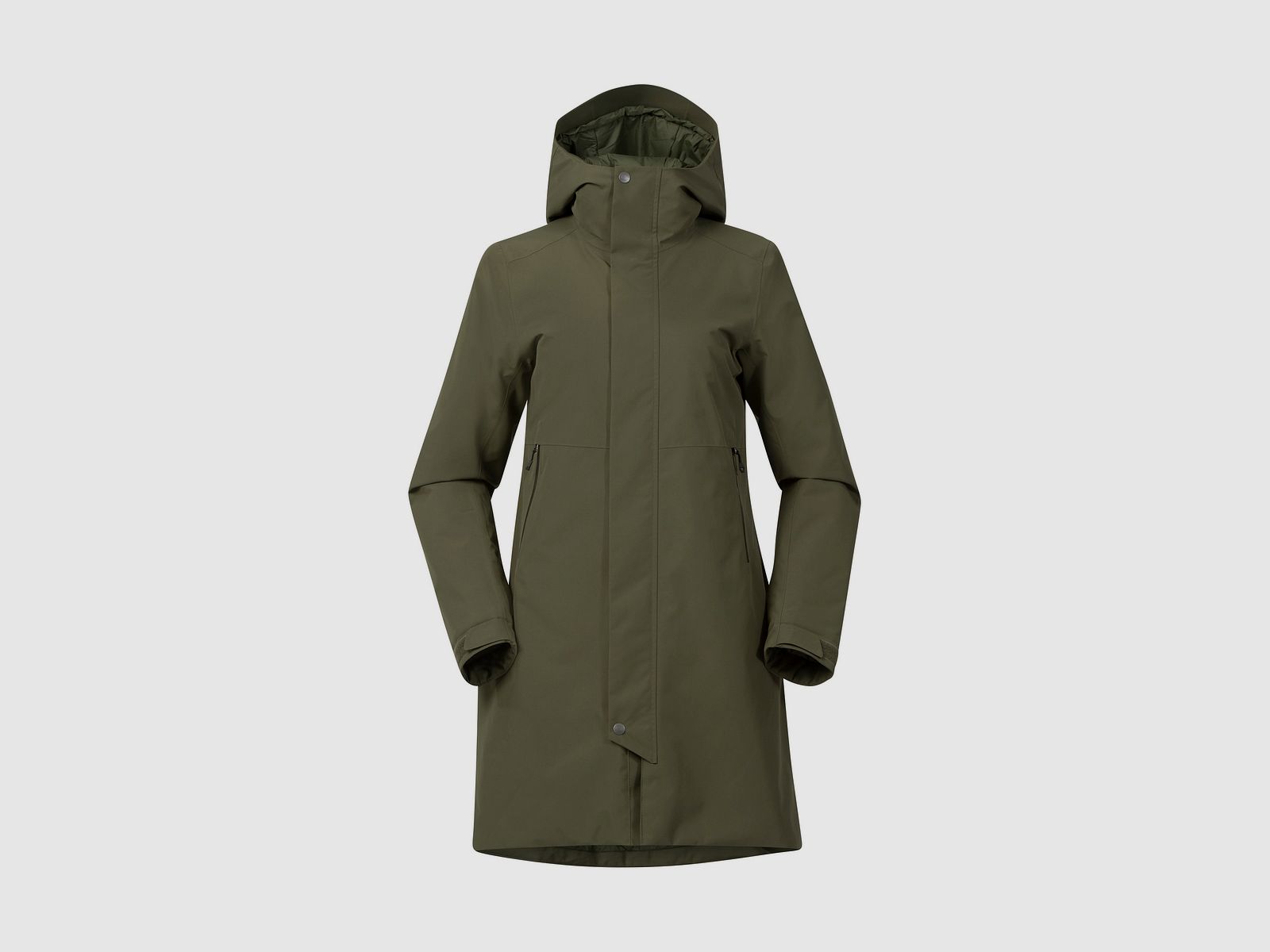 Bergans Oslo Insulated Hardshelljacke Damen Dark Green Mud M