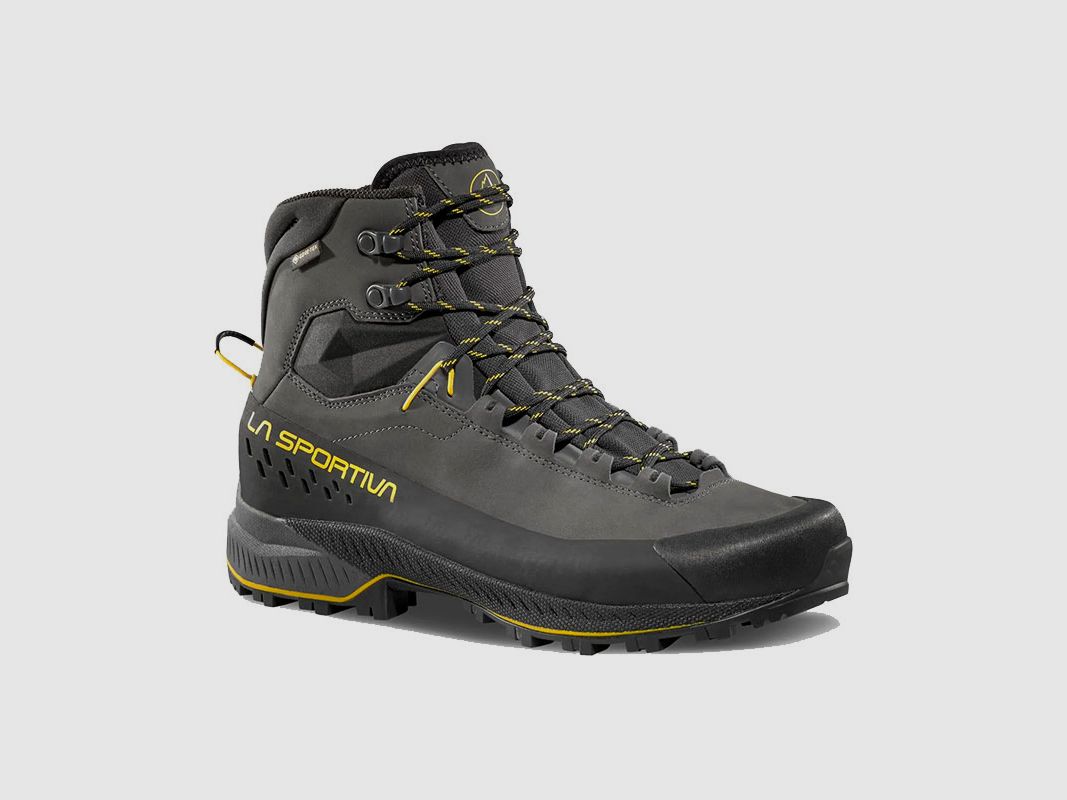 BOOTS – MEN – LA SPORTIVA – TX5 EVO MID GTX Carbon/Yellow, image 1 of 7