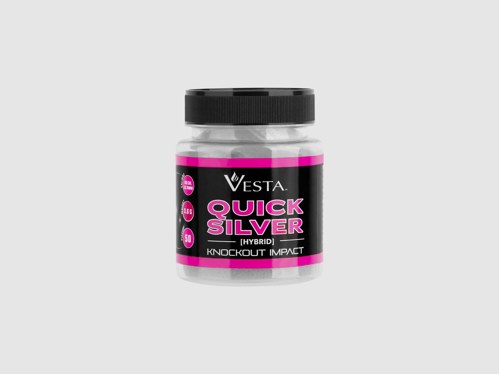 VESTA Quicksilver .50 Stahlkugeln 3,6g 50 Stück