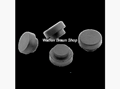 Gumminoppen für MEC Schaftkappen Ersatzteil Farbe Schwarz