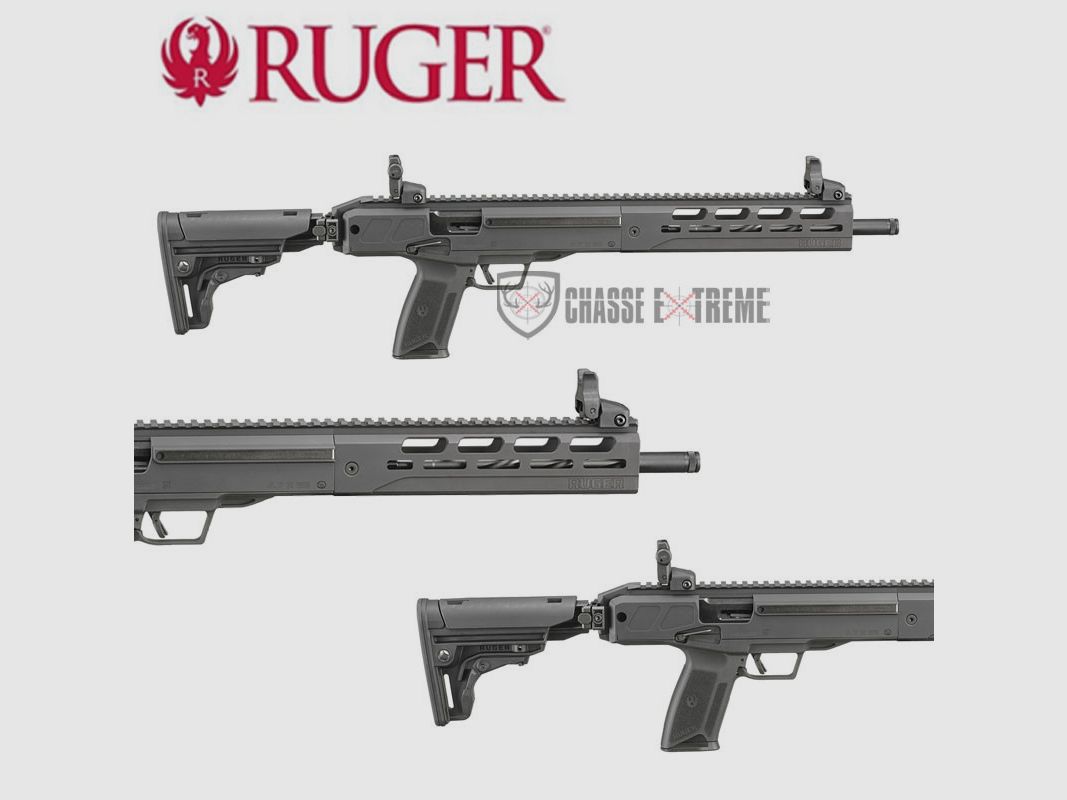 Carabine RUGER Lc Carbine 41cm Cal 5.7X28mm Crosse Pliante