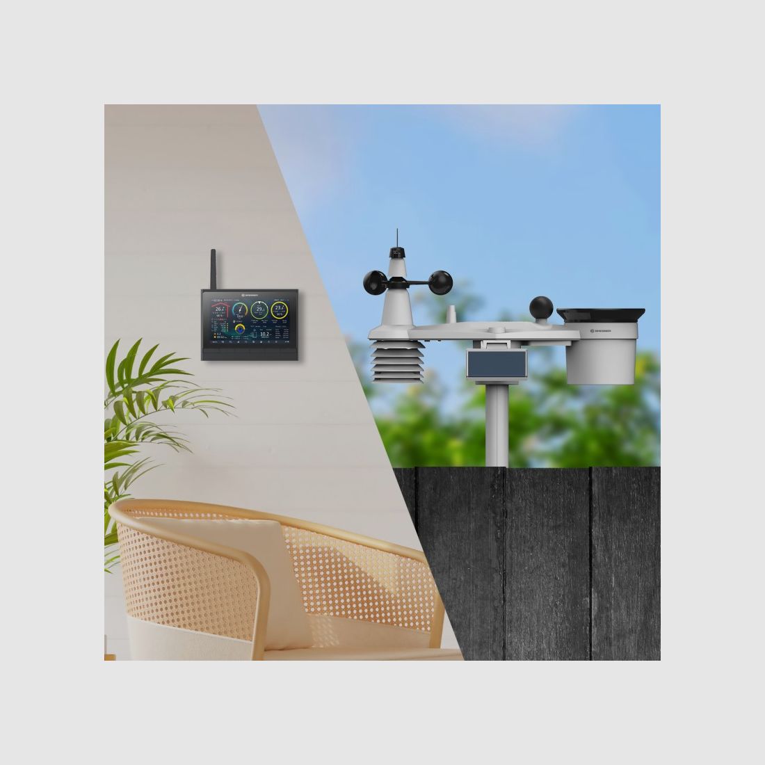 BRESSER Stacja Meteorologiczna HD WiFi MeteoChamp 9 w 1, zdjęcie 2 z 23
