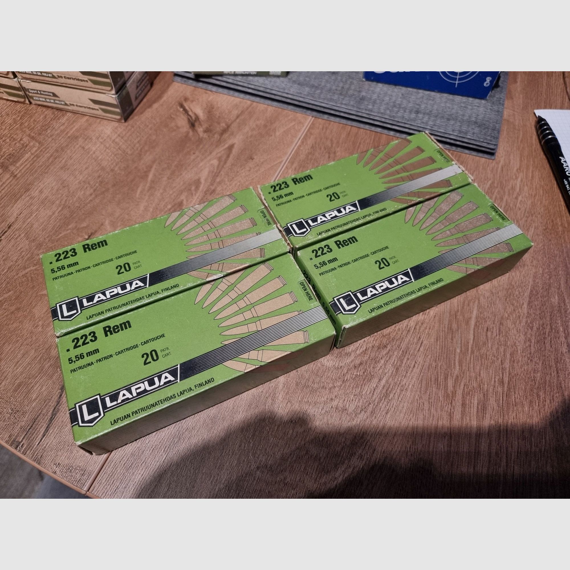 Munition .223 Remington 55gr FMJ - verschiedene Hersteller - S&B Magtech IMI PMC PPU Lapua GGG Norma usw.