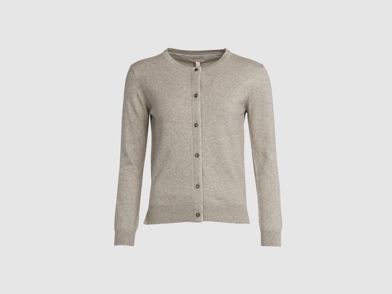 BARBOUR Bredon Strickjacke Pale Grey Marl