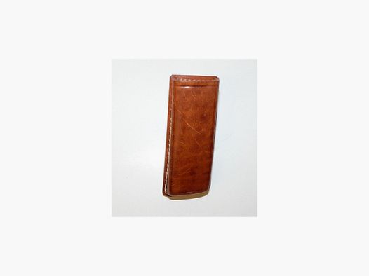 Portacargador clip cuero individual