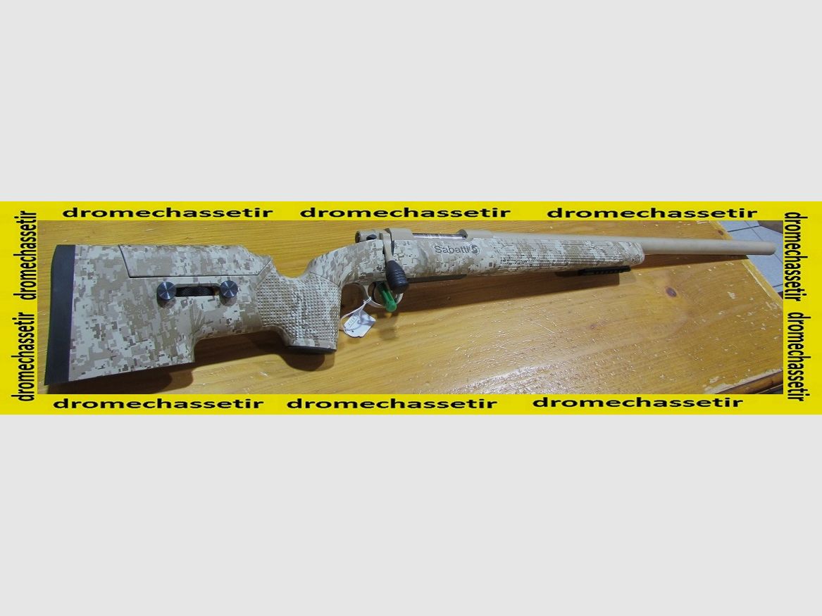 Carabine Sabatti Rover Tactical desert , canon 71cm lourd multi radial fileté, cal 300 winchester magnum