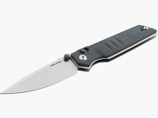 Real Steel Sacra – Blue Denim Micarta