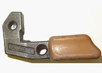 HK G3 charging handle / cocking lever, brown, plastic, BW, Bundeswehr