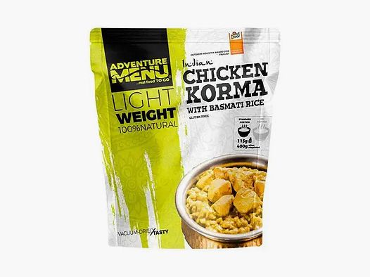Adventure Menu Adventure Menu Lightweight Big Hühnchen Korma mit Basmatireis