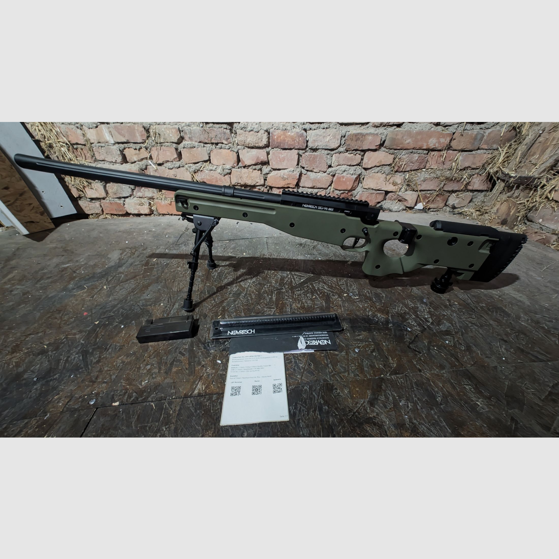 Novritsch SSG96 Mk2 Sniper Airsoft, zdjęcie 1 z 7