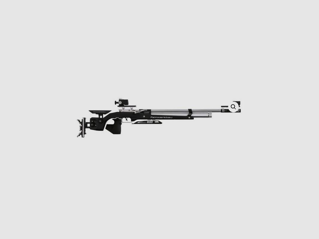 Carabine 800 W gelakt houten kolf, linkshandig medium, kal. 4,5 FEINWERKBAU