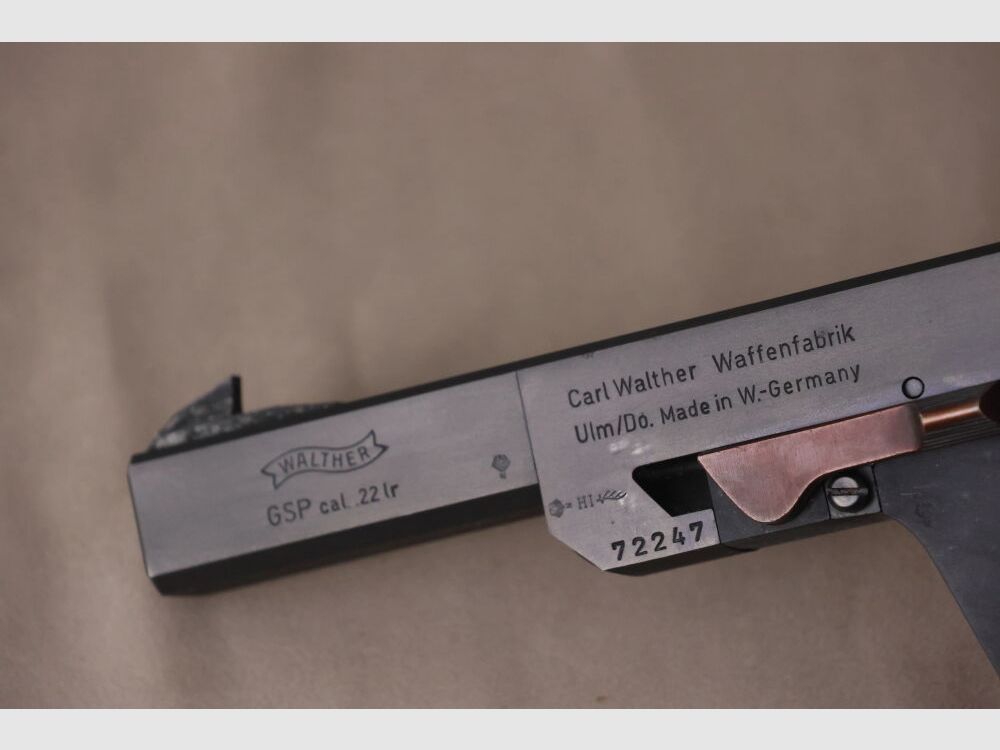 Carl Walther GSP Matchpistole
