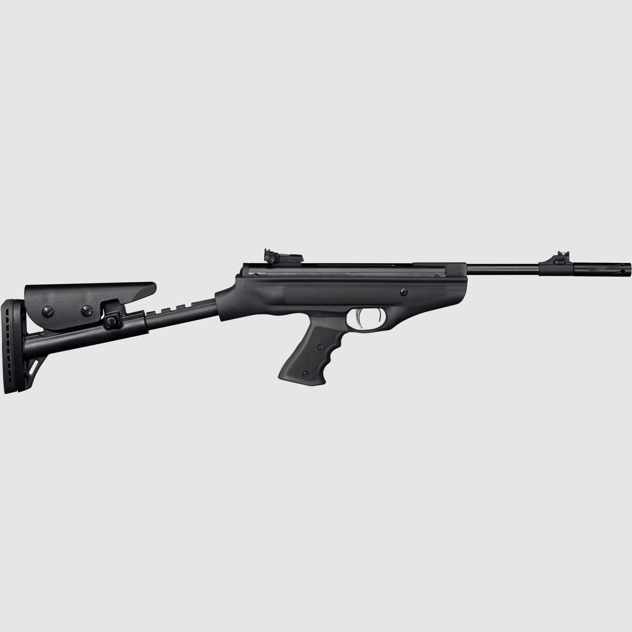 Mercury air Luftpistole 25 Super Charger Tactical mit Anschlagschaft ohne Set, Kal. 4,50