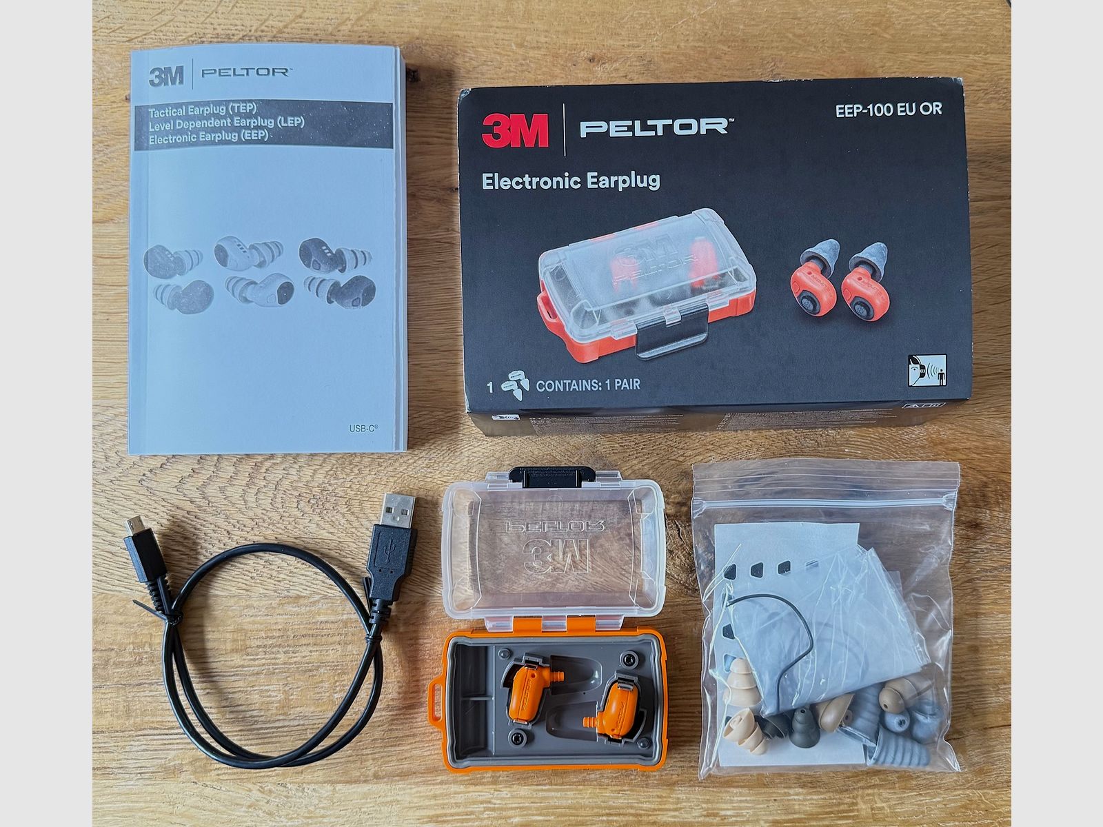 3M Peltor zatyczki do uszu EEP-100 myśliwskie elektroniczne zatyczki do uszu NOWE