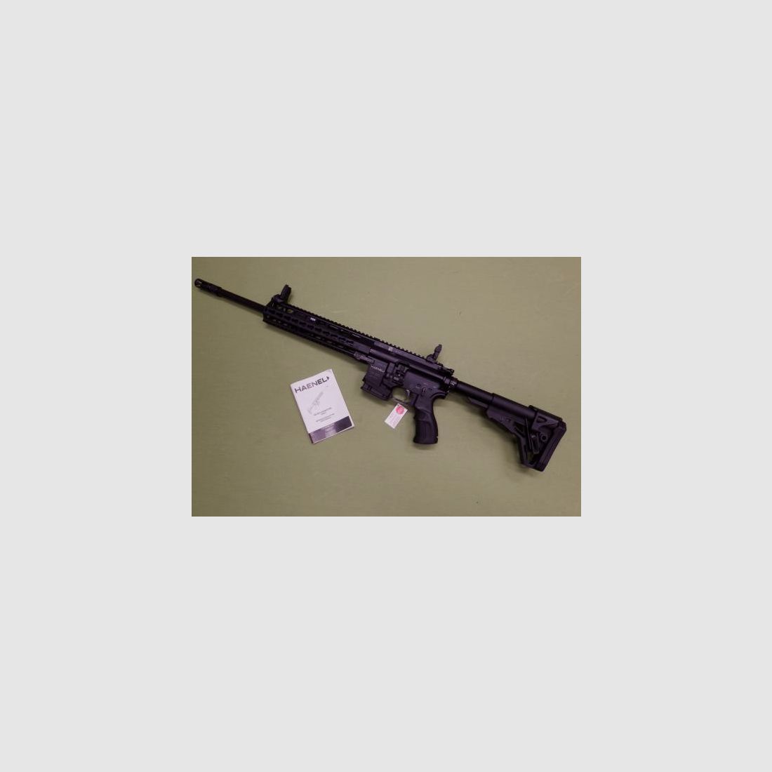 Haenel Selbstladebüchse CR 223 16,65" schwarz mit langem Handschutz und Feinabzug