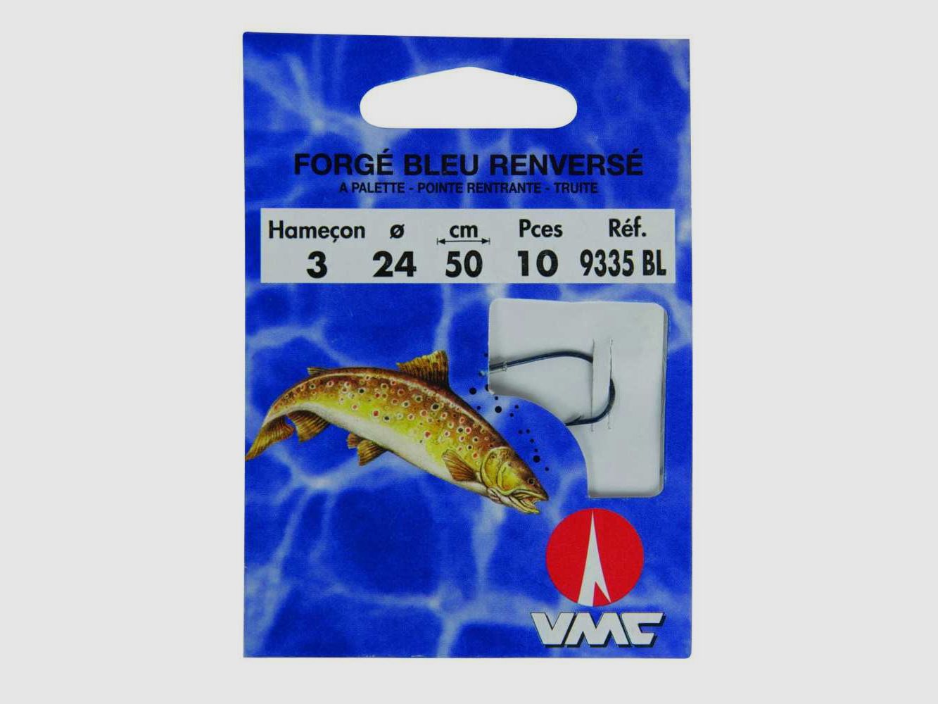 Hameçon Ragot Competition WQ 9335BLB Bleu Rouge Taille 10 Par 18