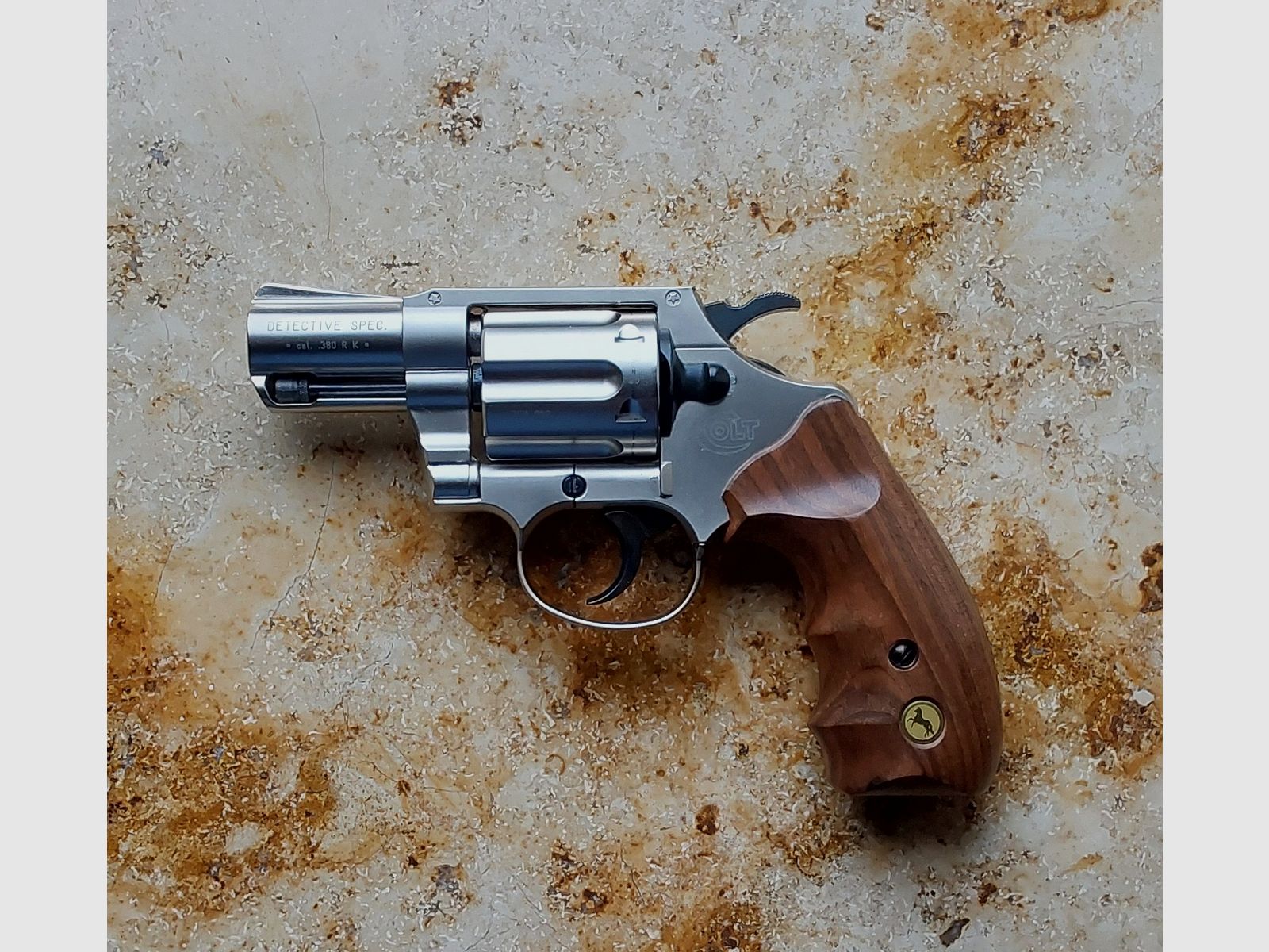 COLT DETECTIVE SPECIAL   NICKEL  9mm R.K    PTB 841