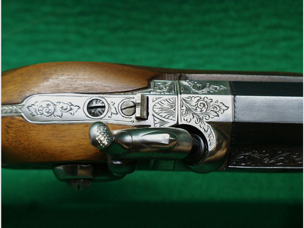 Artax	 Mortimer Pistole, Mod. Venice Kal.36 Perk., graviert