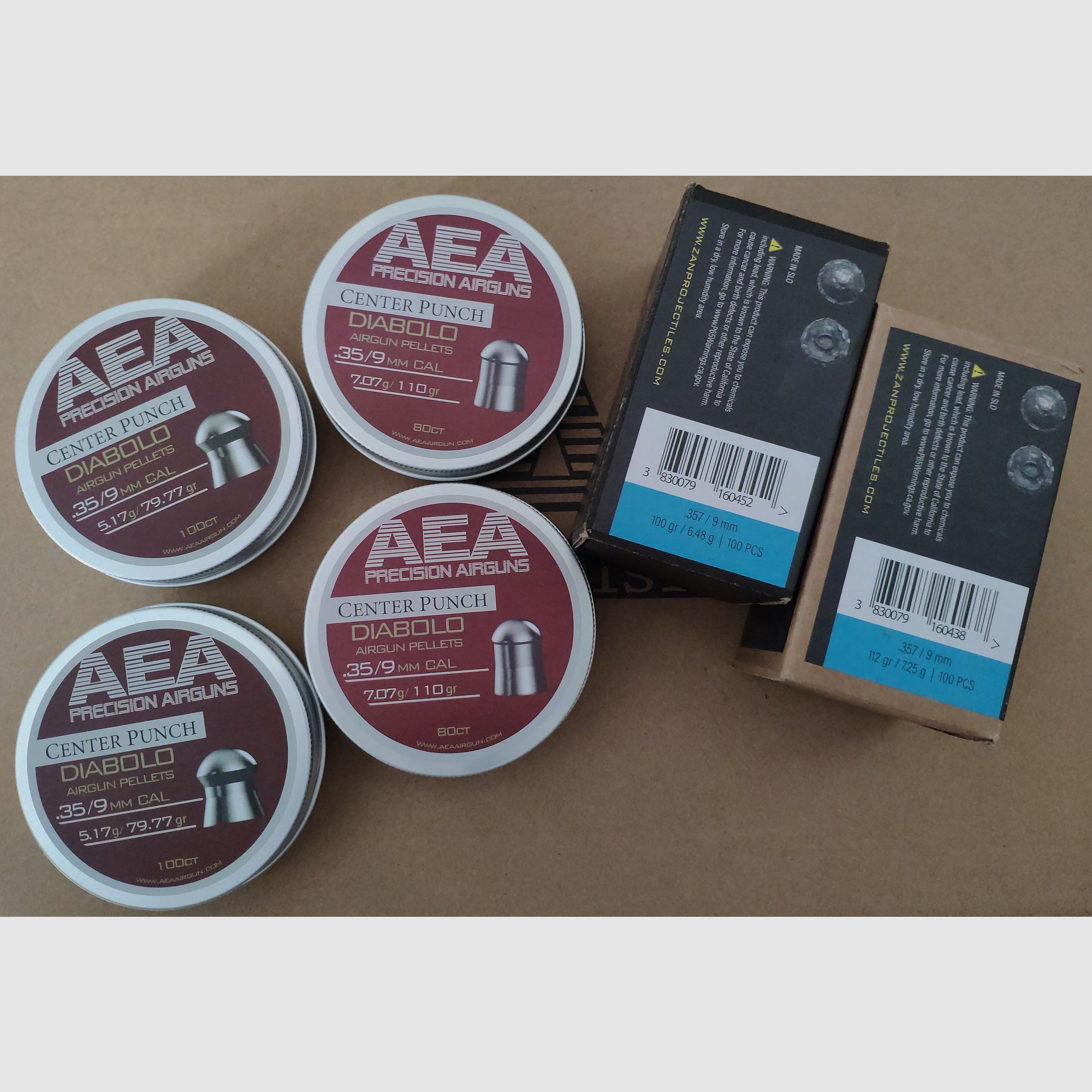 AEA Airguns HP MAX MK2 with compressor moderator and many other parts 9 mm .357" HPMAX M2 .35