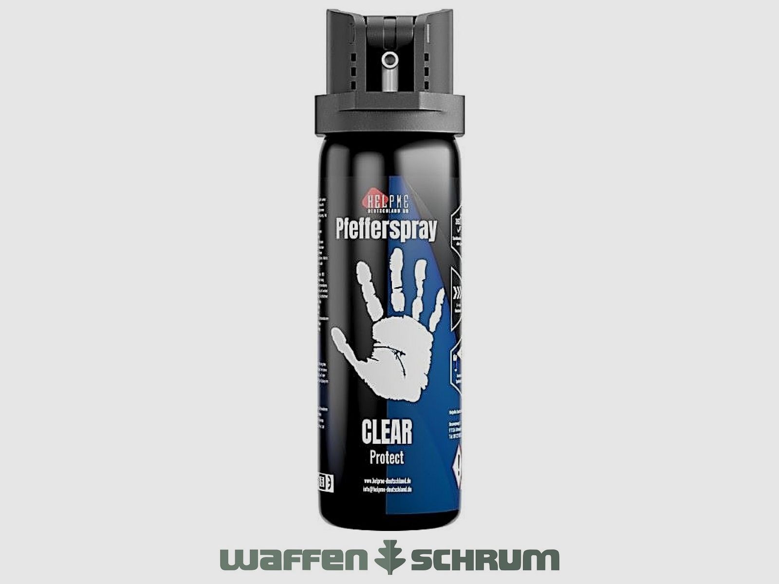 Helpme Pfefferspray CLEAR 60ml - Strahl konisch Tierabwehrmittel