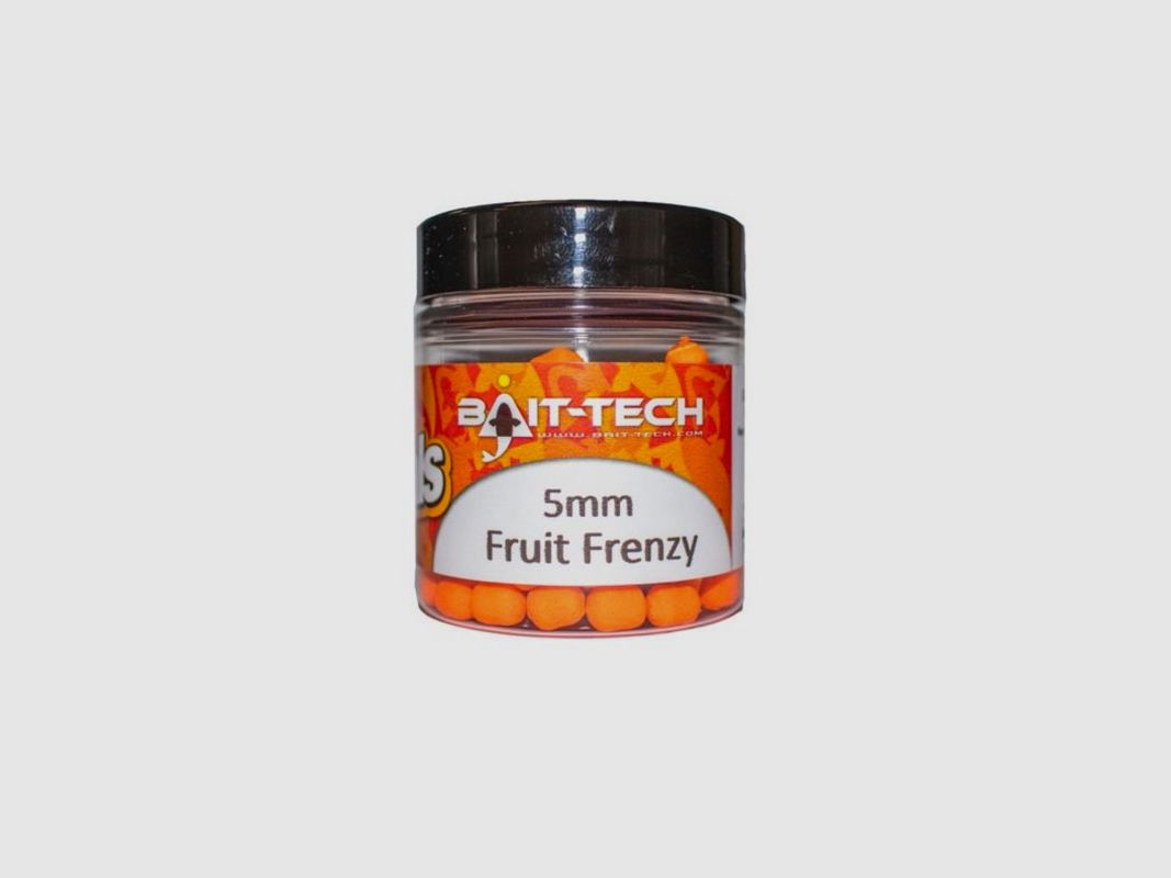 BAIT-TECH – WAFTER HOOKBAITS CRITICALS 5mm Fruit Frenzy (50ml), image 1 of 3