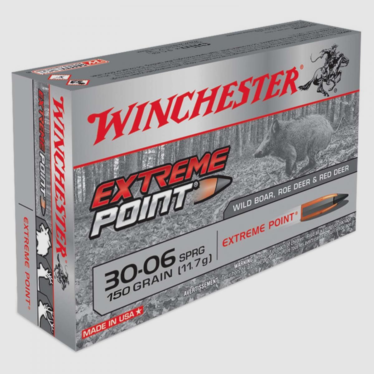 Winchester Extreme Point .30-06 Sprg. 150GR Extreme Point 20 cartridges