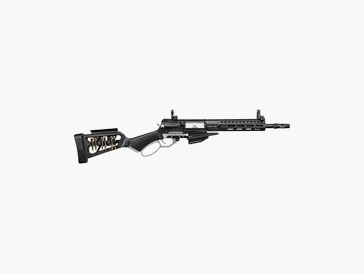 LevAR PLATA Gas Powered Lever Action Rifle with Aluminum Handguard in Black -F- | G&G