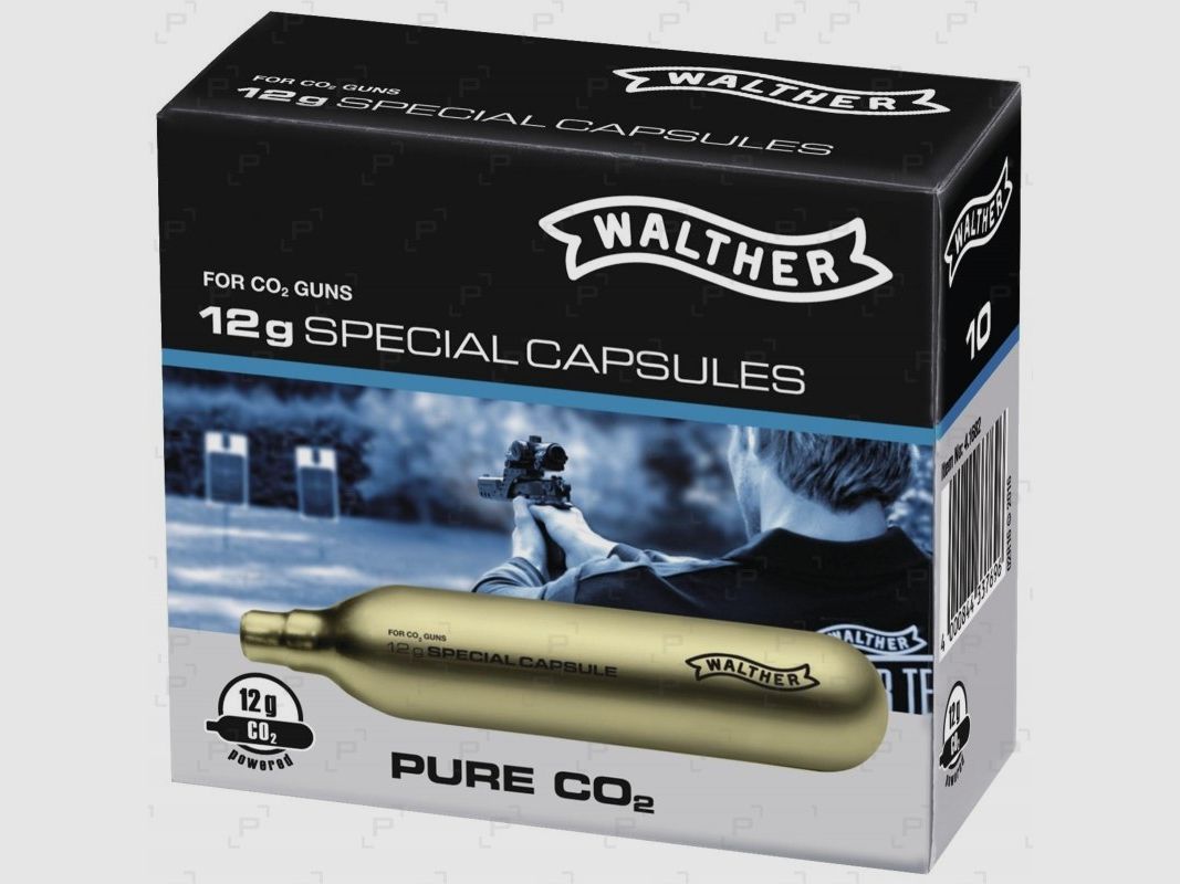 CO2 Capsule 12 g WALTHER for CO2 gun