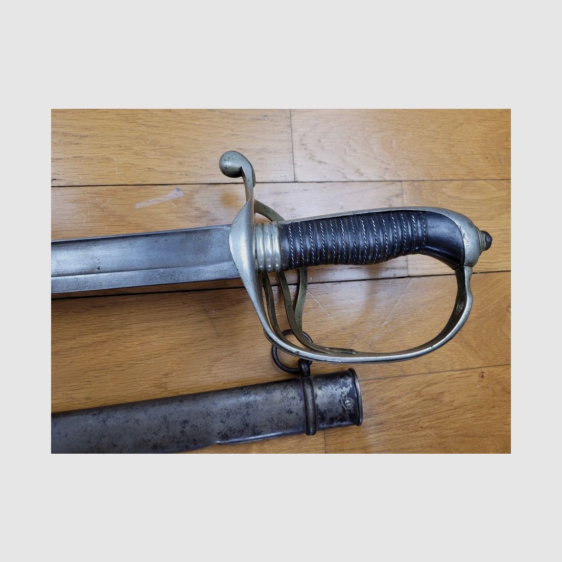 Sabre 1855 /82 d&rsquo;officier – Reguläre Klinge – Zugewiesen – bewegendes Andenken an 14-18 – sehr guter Zustand, Bild 10 von 17