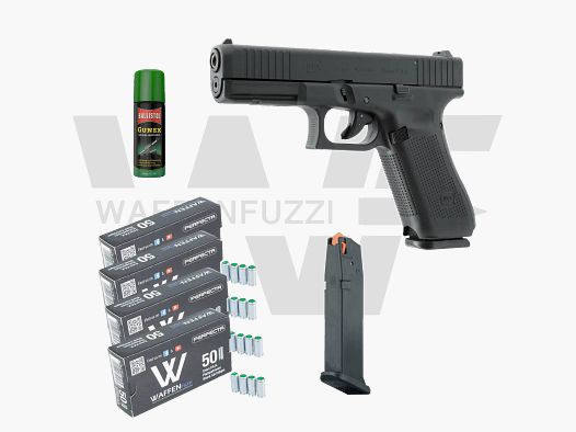Glock 17 Gen5 Schreckschusspistolen Set "M" Kaliber 9mm PAK