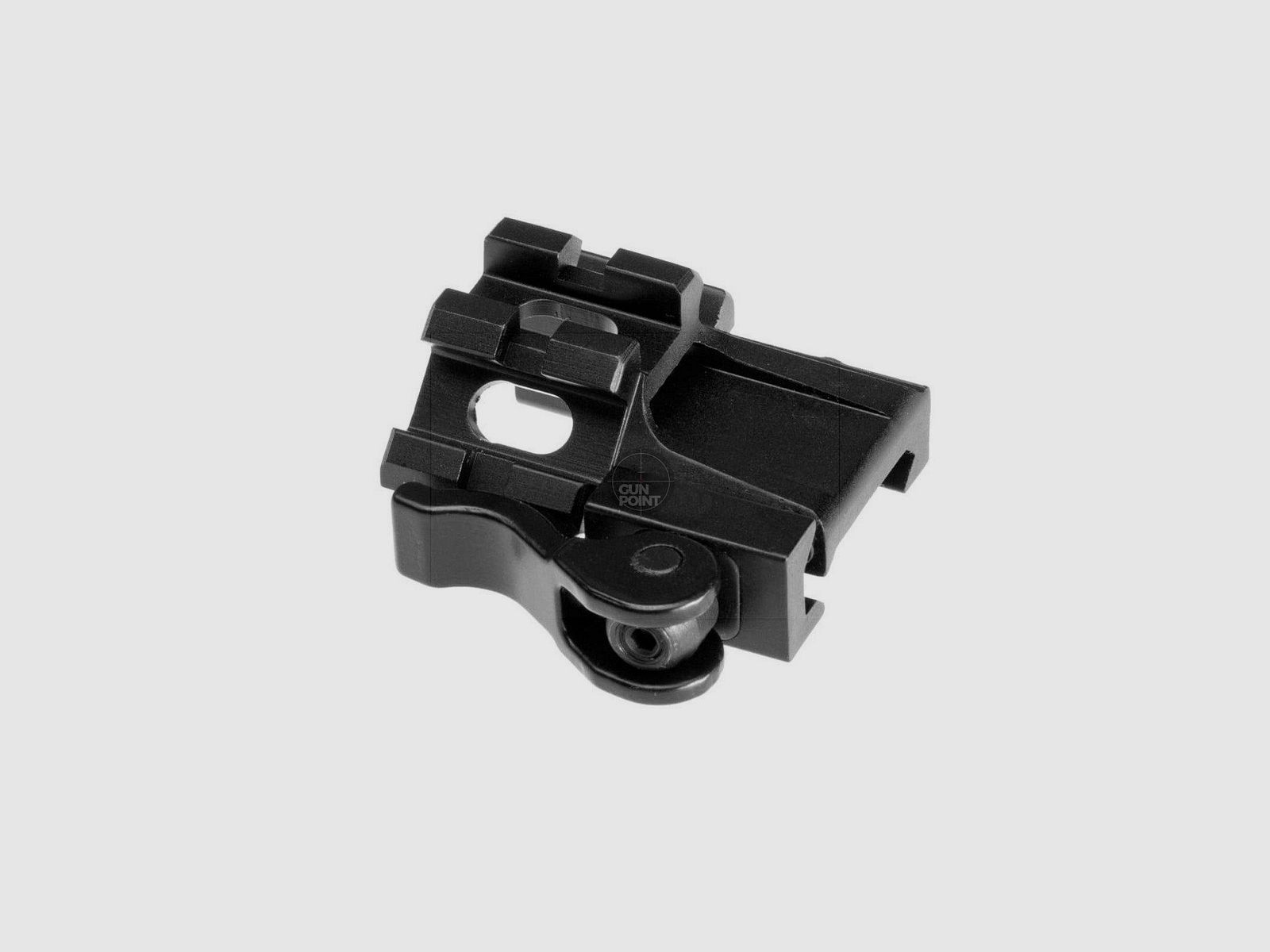 Leapers QD Angle Mount Quad Rail 1-Slot-Noir