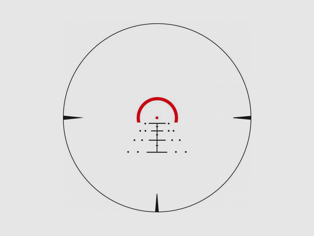 Konus Sultan 1-10x24 Ballistic Circle Ø 30mm Flip Cover, Zero-Stop, abnehmbarer Zoomhebel