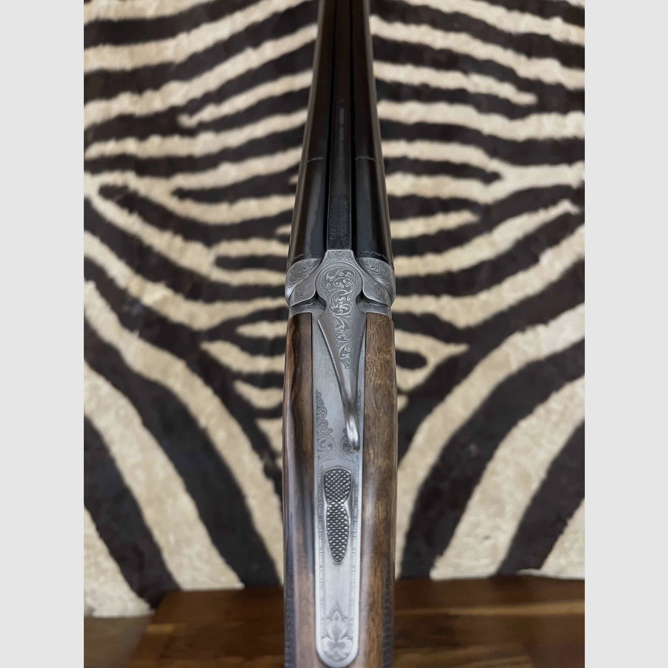 Chapuis RGP Round Design Flinte Kal.28/70 – ca.71cm – Chokes 1/2 1/4 – Waffenkoffer, Bild 4 von 10