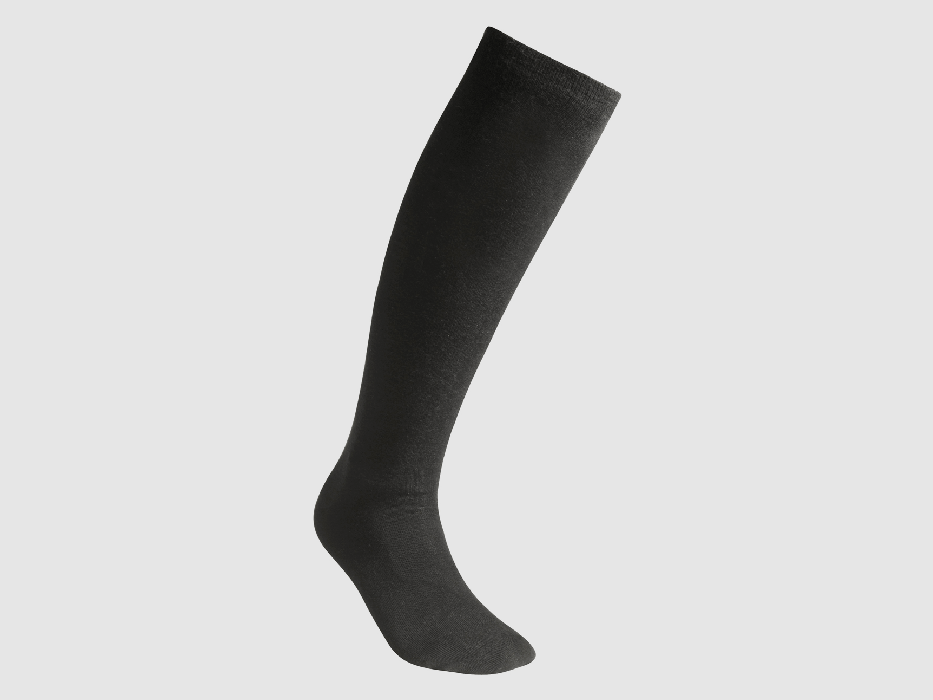 Woolpower/Ullfrotté Liner Kniestrumpf 45-48 Schwarz