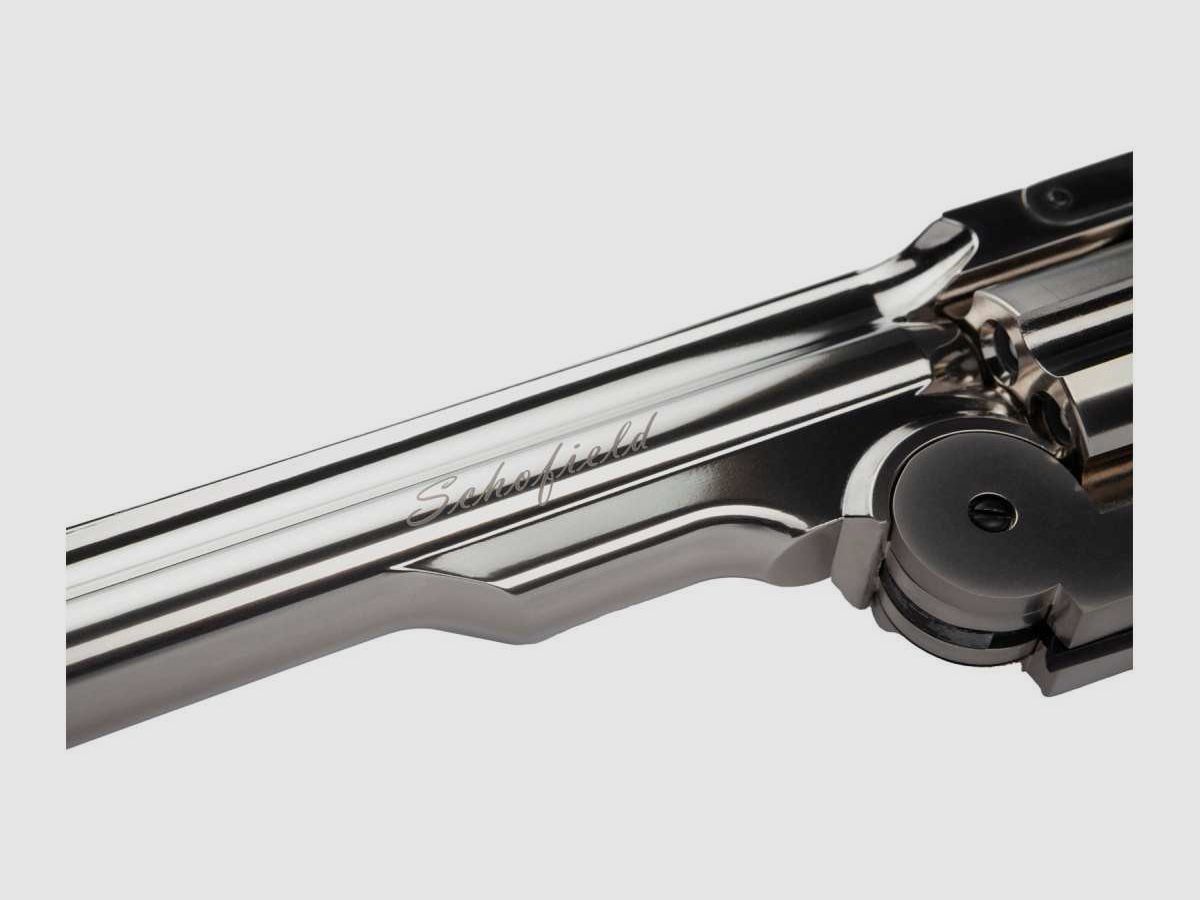 REVOLVER SCHOFIELD 6 CO2 IVORY FULL METAL 4.5 PLOMBS, image 3 sur 4