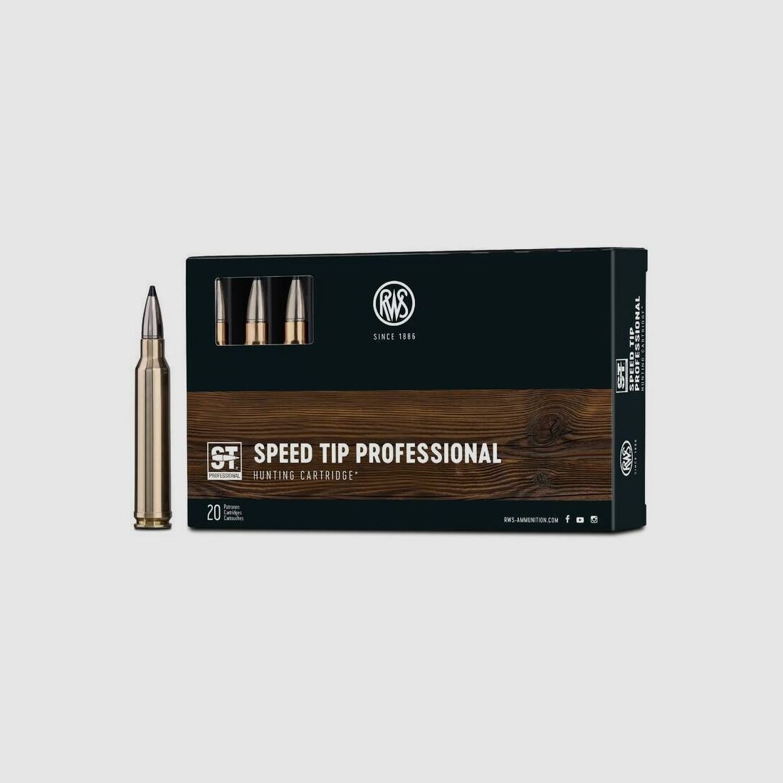 RWS Speed Tip Pro 10,7g/165grs à20 .300Win. Mag.