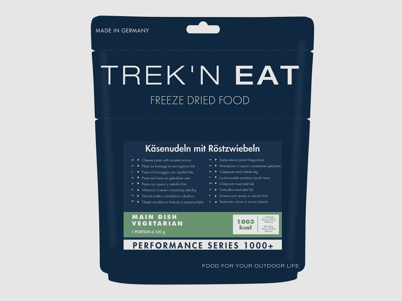 Trek'n Eat Pasta al Formaggio con Cipolle Fritte