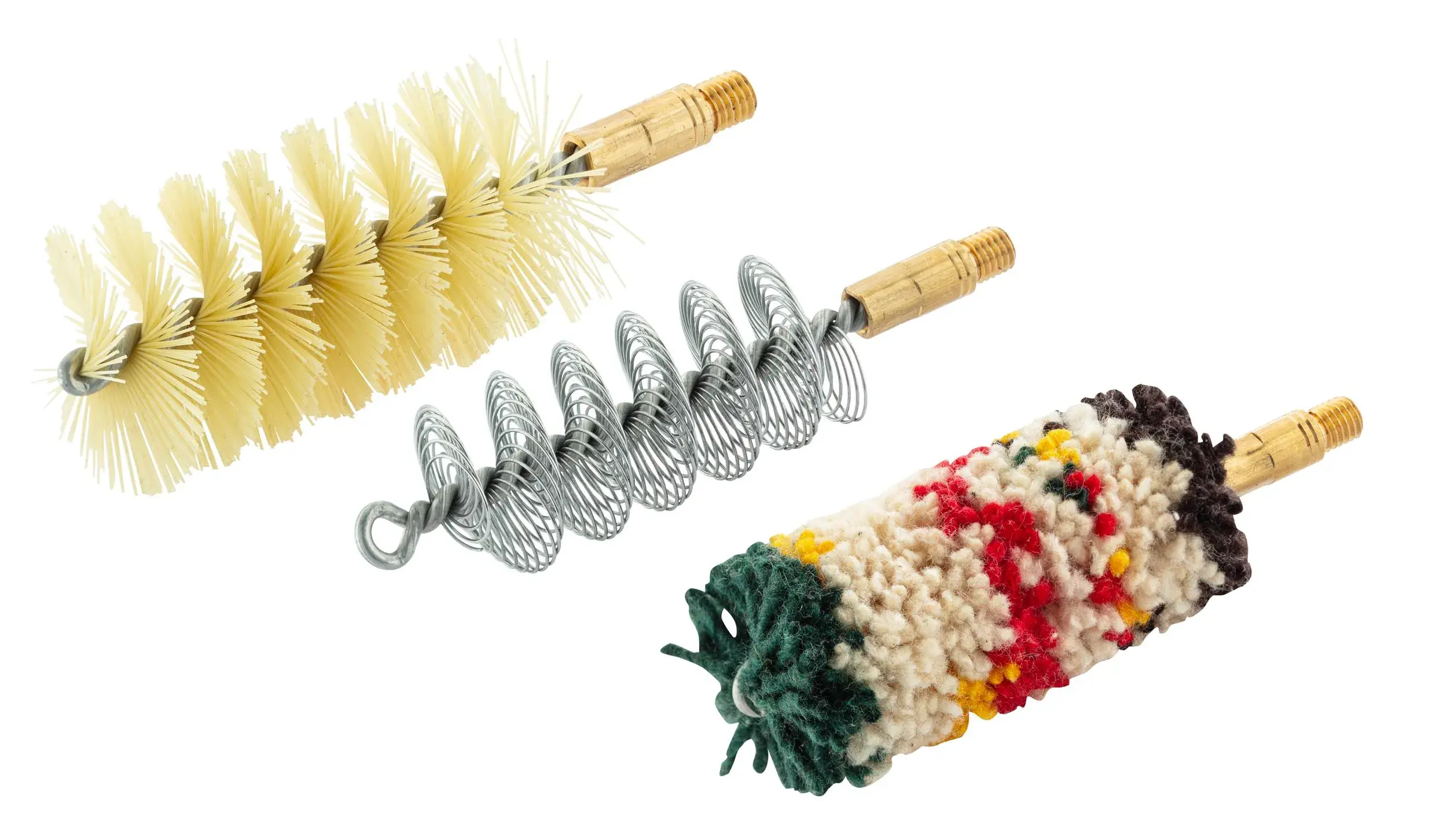 Set di Tre Spazzole a Spirale per la Pulizia di Fucile Calibro 20, immagine 4 di 6